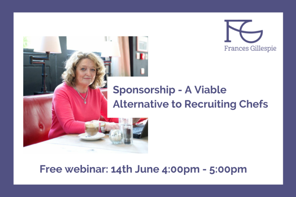 Free webinar Sponsorship - A Viable Alternative to Recruiting Chefs