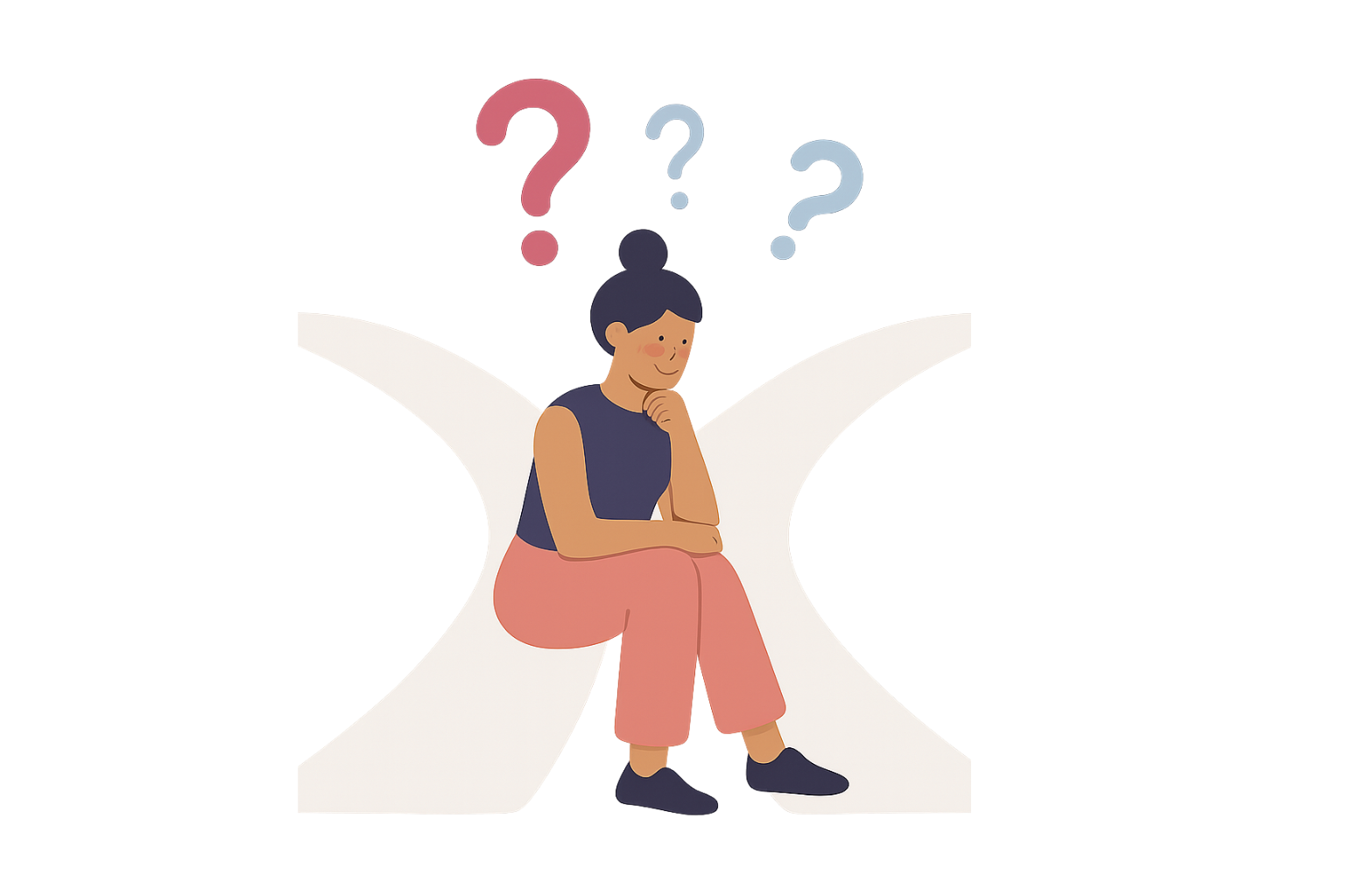 HR Manager pondering what to do.
